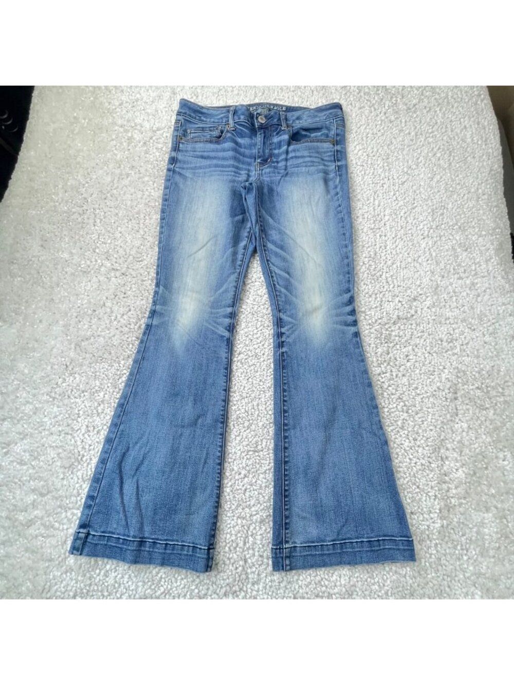 American Eagle Skinny Flare Super Stretch Jean Womens 12